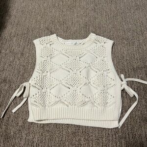 Altar’d State Crochet Tank with Side Ties